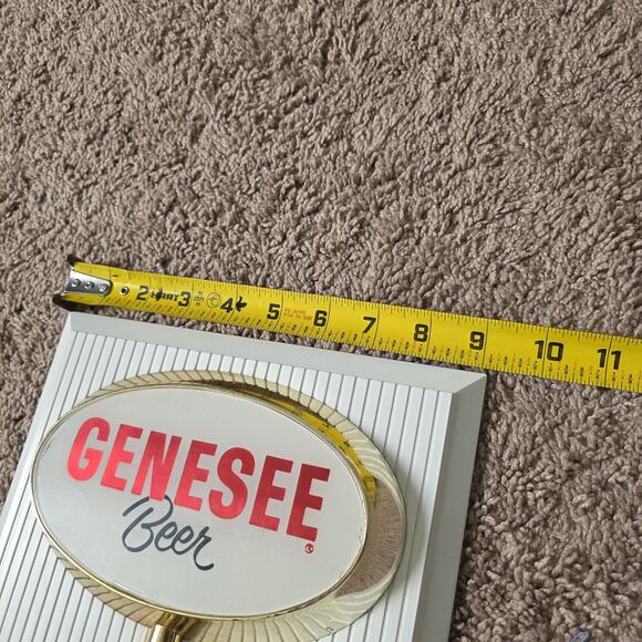 Vintage Genesee Beer On Tap Sign Man Cave Dad Gift 90s Retro - Picture 10 of 10